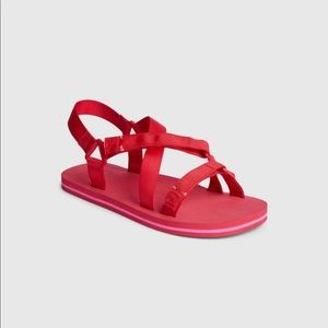 GAP Red strap sandals